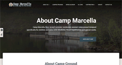 Desktop Screenshot of campmarcella.org